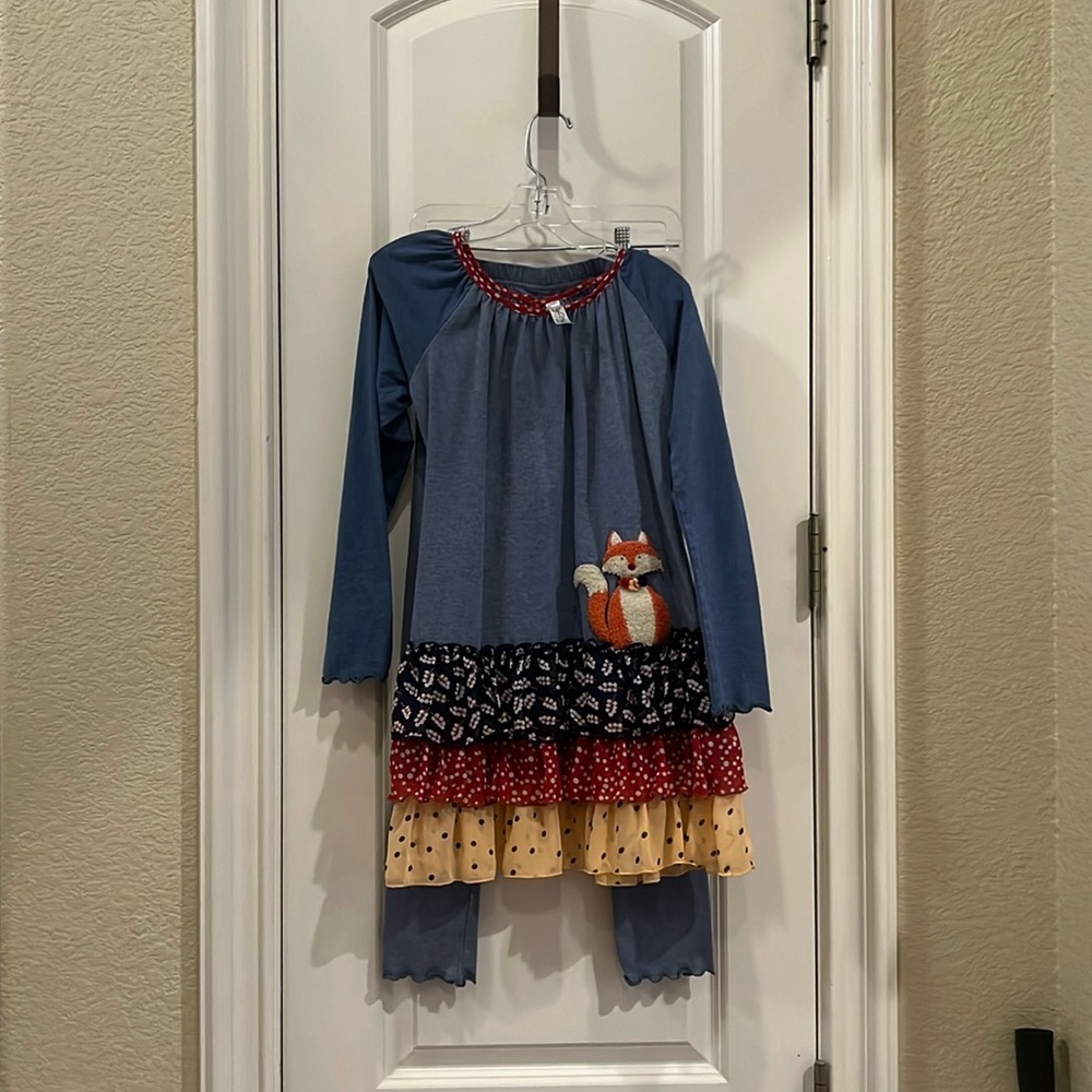 Love you lots fox dress size 10 pants size 12/14
